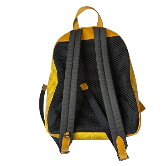 Coach vale Charlie backpack horse carriage Yellow limited edition - Picture 2 of 5